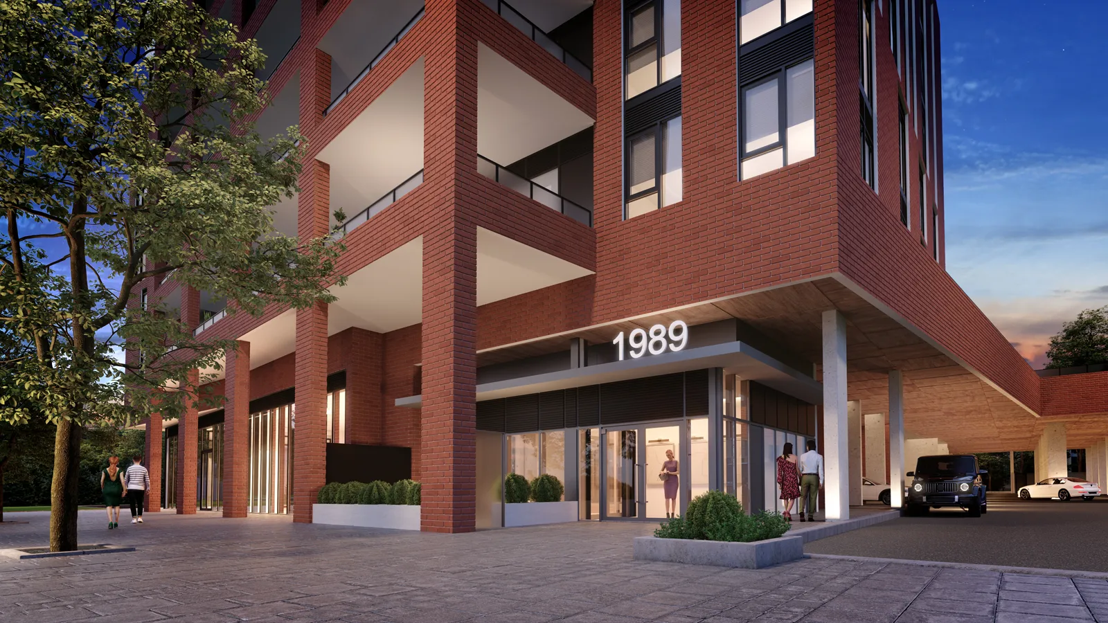 Prime Location - Building Entrance